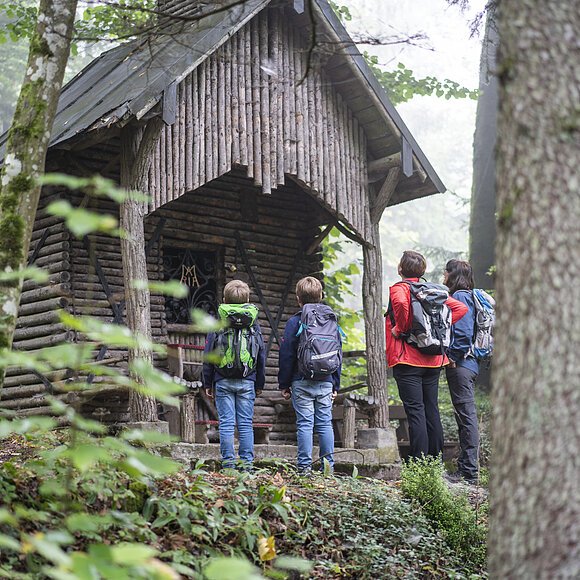Wanderer an der Marienklause