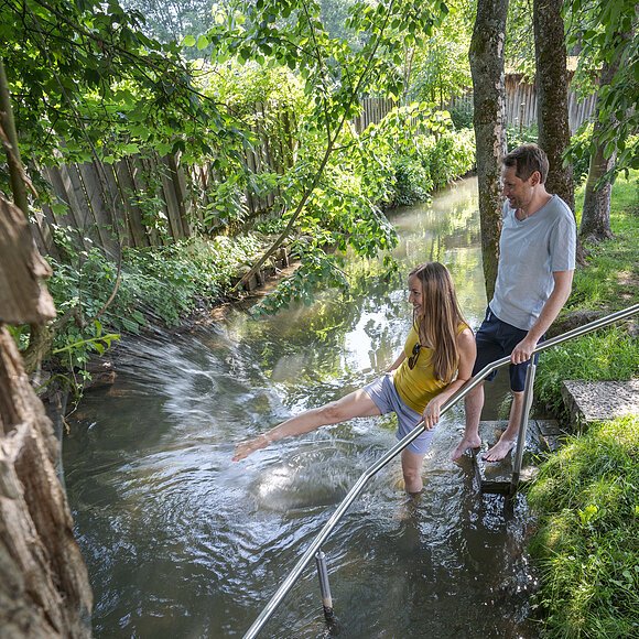 Laber bei Franziskanerkloster mit Wassertretanlage