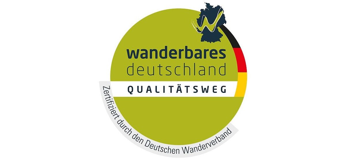 Logo des Deutschen Wanderverbandes das zertifizierte Qualitätswege nutzen dürfen.