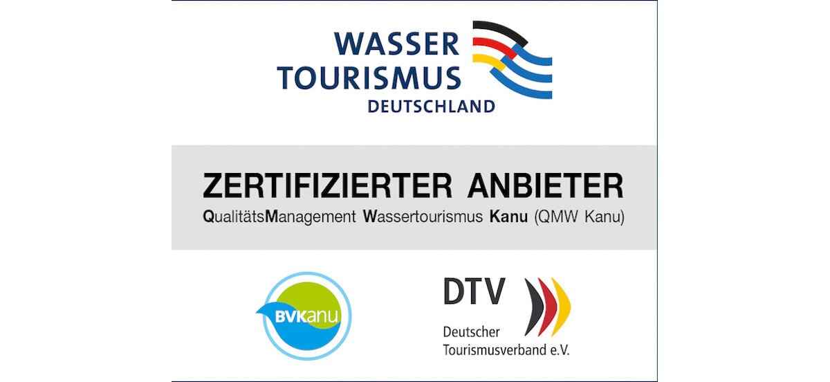 Das Siegel dürfen zertifizierte Anbieter verwenden. Es wird vom Bundesverband Kanu und dem Deutschen Tourismusverband e.V. vergeben.