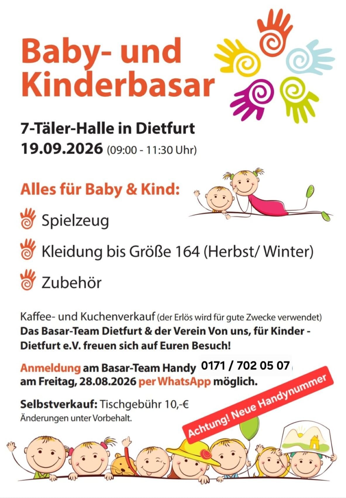 Baby- und Kinderbasar