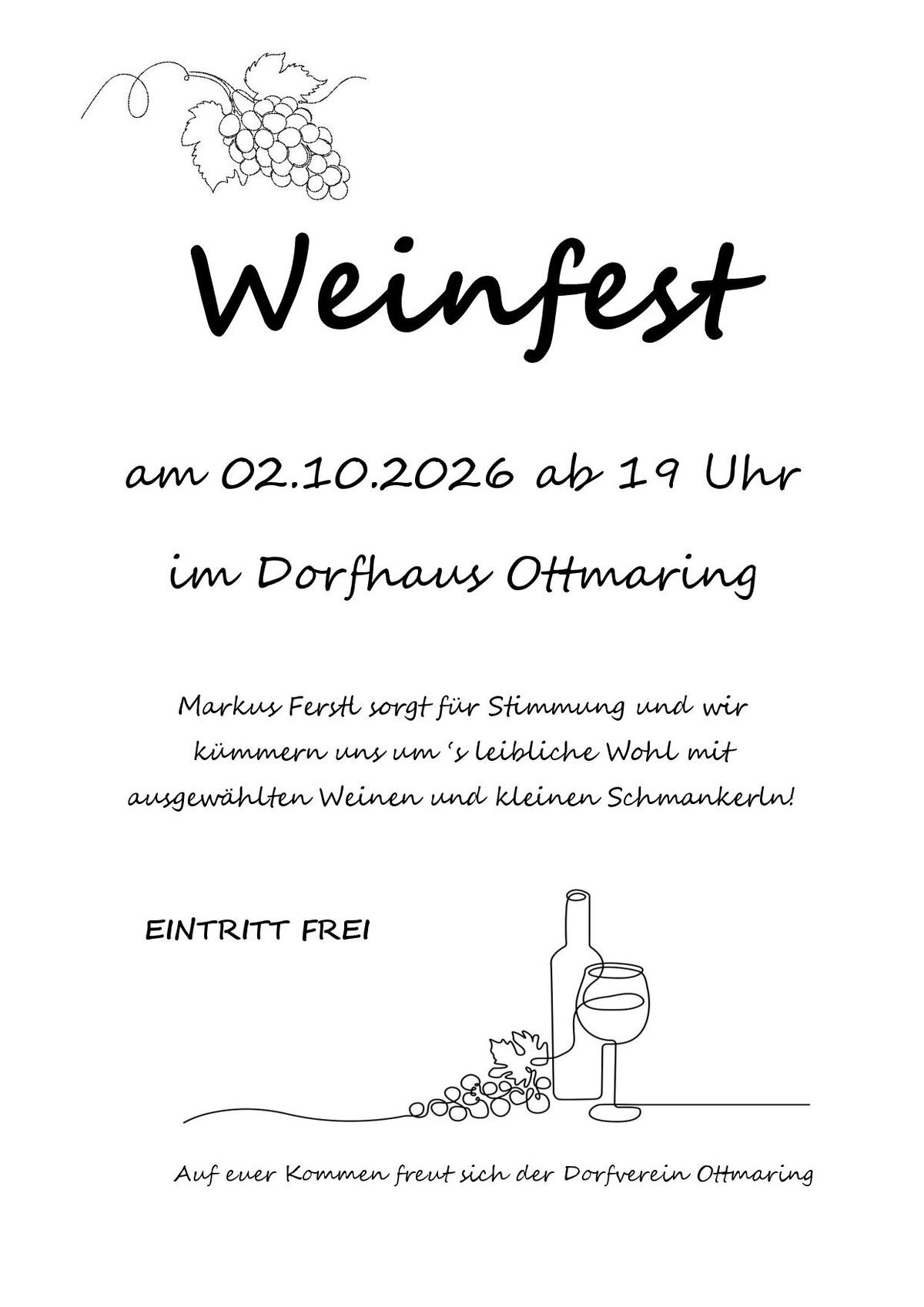 Weinfest Ottmaring